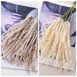 CallaFloral - Ramo de Césped Artificial Blanco, Marrón y Beige, Decoración de Interiores, Manualidades para Bodas, Estilo INS YC1085 - Product Image 3