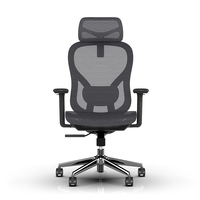 Chaise de bureau moderne entièrement en maille avec dossier réglable, hauteur réglable et fonction pivotante