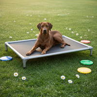 Lit surélevé pour chien en aluminium, cadre extérieur imperméable, lit rafraîchissant pour animaux de compagnie, lit surélevé respirant pour chien