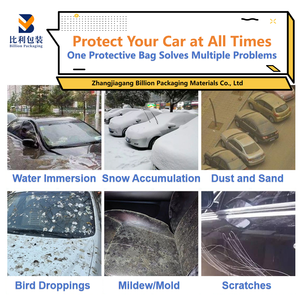 Sac de voiture étanche en PE-BD robuste (épaisseur/tailles personnalisées) protège contre les inondations, la poussière et les déjections d'oiseaux - Product Image 5