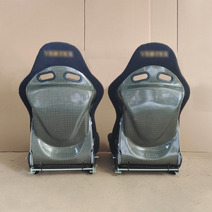 Спортивные гоночные сиденья EDDYSTAR SPS — ковшеобразные сиденья из стекловолокна и карбона с основанием из ПВХ, 30 кг/пара, для тюнинга авто - Product Image 2