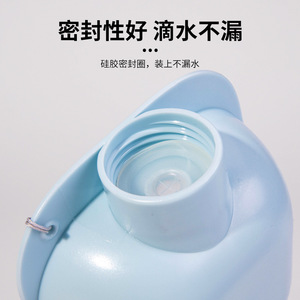 Bouteille d'eau portable pour chien avec large ouverture pour une utilisation en extérieur, gobelet à boire pour animaux de compagnie pour les promenades et les voyages - Product Image 5