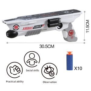 Lanceur d'<span class=keywords><strong>avion</strong></span> Jouet pistolet à balles en mousse souple <span class=keywords><strong>Porte</strong></span>-<span class=keywords><strong>avion</strong></span> en plastique pour garçons - Product Image 2