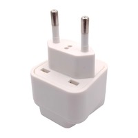 Prise de voyage universelle UE 2-en-1 avec porte de protection 250V 10A applicable au Brésil Allemagne Corée du Sud prise