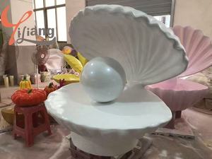 Escultura de <span class=keywords><strong>animales</strong></span> de fibra de vidrio de resina realista de diseño personalizado, serie marina, Concha, caracol de <span class=keywords><strong>mar</strong></span>, paisaje, pieza de arte decorativa - Product Image 4