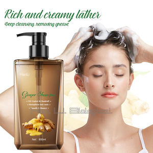 Champú de jengibre de calidad superior 800 ml Paquete familiar grande Cuidado general del cabello Nutre el cuero cabelludo Mantiene el cabello suave y manejable - Product Image 4