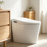 Inodoro Inteligente Higiénico y Sanitario, Inodoro Móvil con Limpieza, Masaje y Presión de Agua Ajustable para Baños de Lujo