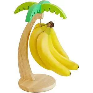 Hot-selling Kitchen Bamboo Countertop Living Room Banana Display Banana Holder