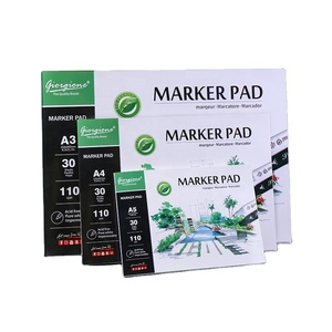 Giorgione G-MK30 110GSM Coton 30 <span class=keywords><strong>feuilles</strong></span> A3/A4/A5 Bloc de papier personnalisé pour artistes, <span class=keywords><strong>dessin</strong></span> et aquarelle, échantillon gratuit - Product Image 1