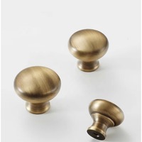 Poignées de tiroir et boutons de meuble en laiton brossé nickel, argent, café, or, laiton antique – Quincaillerie moderne pour armoires de cuisine