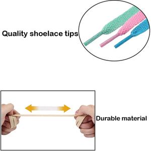 Moda a granel AF NK SB Dunks Cordones de zapatos de poliéster planos multicolores clásicos Cordones de zapatos de color rosa lindo para zapatillas de deporte - Product Image 4