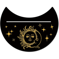OWNSWING Support en bois en forme de lune pour cartes de tarot et grilles de cristal – Offre spéciale