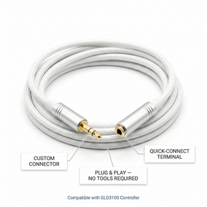 Cable de Detección de Fugas de Agua de Primera Calidad, Resistente al Desgaste, Refrigeración Líquida, Material ABS para Redes IP, con Respuesta Rápida - Product Image 2
