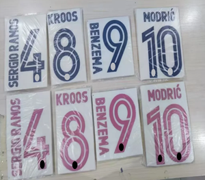 Super a Retro 2020 2021 SERGIO RAMOS <span class=keywords><strong>BENZEMA</strong></span> KROOS MODRIC Número de estampado en caliente - Product Image 1