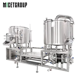2BBL 2 Vessel Brewhouse High Quality 304 stainless steel Beer Brewing Equipment 2bbl Beer brewhouse System