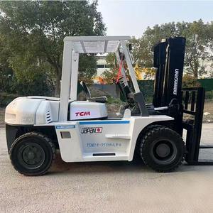 <span class=keywords><strong>Chariot</strong></span> élévateur diesel d'occasion de 8 tonnes, importé du Japon, de marque TCM, portable et à carburant diesel. - Product Image 4