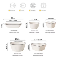 Vaisselle en céramique blanche pure en gros, bols et assiettes pour la maison, service de table pour la cuisine avec boîte cadeau