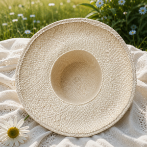 Sombrero de Paja Unisex, Tejido a Mano, Estilo Dobby, Ecológico, para Playa, Verano, Pesca y Viajes, con Ala Ancha - Product Image 3