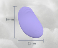 Vibrateur portable pour femmes, forme de galet, mini stimulateur clitoridien en silicone, étanche, jouet sexuel pour adultes
