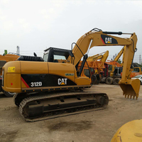 Machine d'excavatrice cat312 312d d'occasion d'origine avec pelle Caterpillar à bas prix à vendre