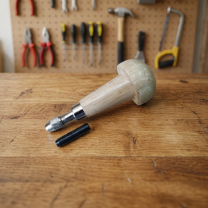 Outil rotatif à manche en bois avec pointe en fer modèle 466A pour le perçage de bijoux - SUNRISETOOLS.COM - Product Image 4