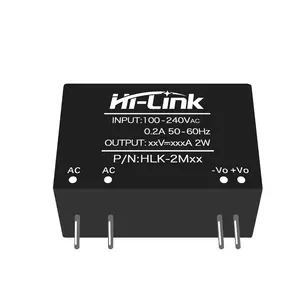 RUIST AC DC Module d'alimentation à faible ondulation 220V à 15v 2w Commutation domestique intelligente Module d'alimentation abaisseur HLK-2M15 alimentation à découpage