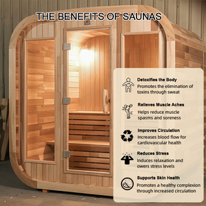 ICEMEND Sauna extérieur personnalisable en bois de cèdre rouge, grande taille, design moderne, avec bain froid intégré et spa - Product Image 4