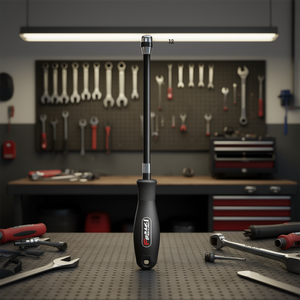 Fervi Flexible <b>Socket</b> Wrench With Handle 10mm Size For Automotive Repair - Product Image 3