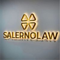 Enseigne LED rétroéclairée en métal antirouille avec logo personnalisé pour publicité de bâtiment commercial, étanche IP65