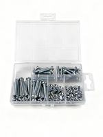 Kit de fixation en acier inoxydable pour usage domestique, vis à tête hexagonale de 10 mm de longueur, vis M4M5, boulons, écrous, jeu de vis métriques