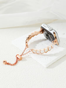 <span class=keywords><strong>Bracelet</strong></span> chaîne ajustable en métal coquille de mer pour <span class=keywords><strong>Apple</strong></span> Iwatch 8 7 6 SE 5 4 49mm 45mm 44mm 42mm 38mm Series 10 <span class=keywords><strong>Watch</strong></span> Bands - Product Image 2
