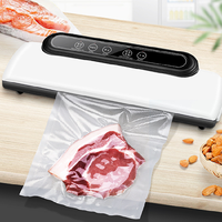Nouvelle machine à emballer sous vide compacte de style moderne, blanche, automatique, produits intelligents pour la maison avec sacs sous vide