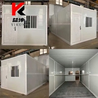 Conteneur mobile pliable préfabriqué imperméable et modulaire de 20 pieds de type X pour maisonnette ou bureau