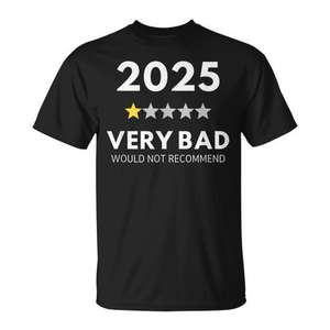 T-shirt promotionnel 2025 – Ne pas recommander – Qualité très faible - Product Image 1