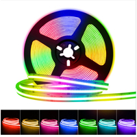 Tira de Luces LED RGB COB Inteligentes, Flexibles, Personalizadas de Fábrica Fredlighting, WS2812B, Direccionables, 24V 12V, Resistentes al Agua para Exteriores
