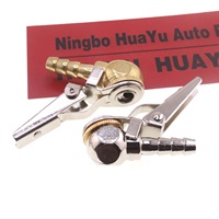 Connecteur de gonflage de pneu à clipser Air Chuck, embout de tuyau à barbe de 8 mm, buse de pompe à pneu pour voiture, vélo, trottinette électrique