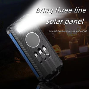 Logo personnalisé <span class=keywords><strong>Offre</strong></span> spéciale Centrale électrique pour téléphone portable 10000mah Powerbank universelle Chargement sans fil Panneau solaire PowerBank - Product Image 5