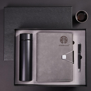 Set de Regalos Corporativos Personalizables: Agenda de Cuero PU con Tapa Dura A5, Bolígrafo y Taza Térmica para Promociones - Product Image 5