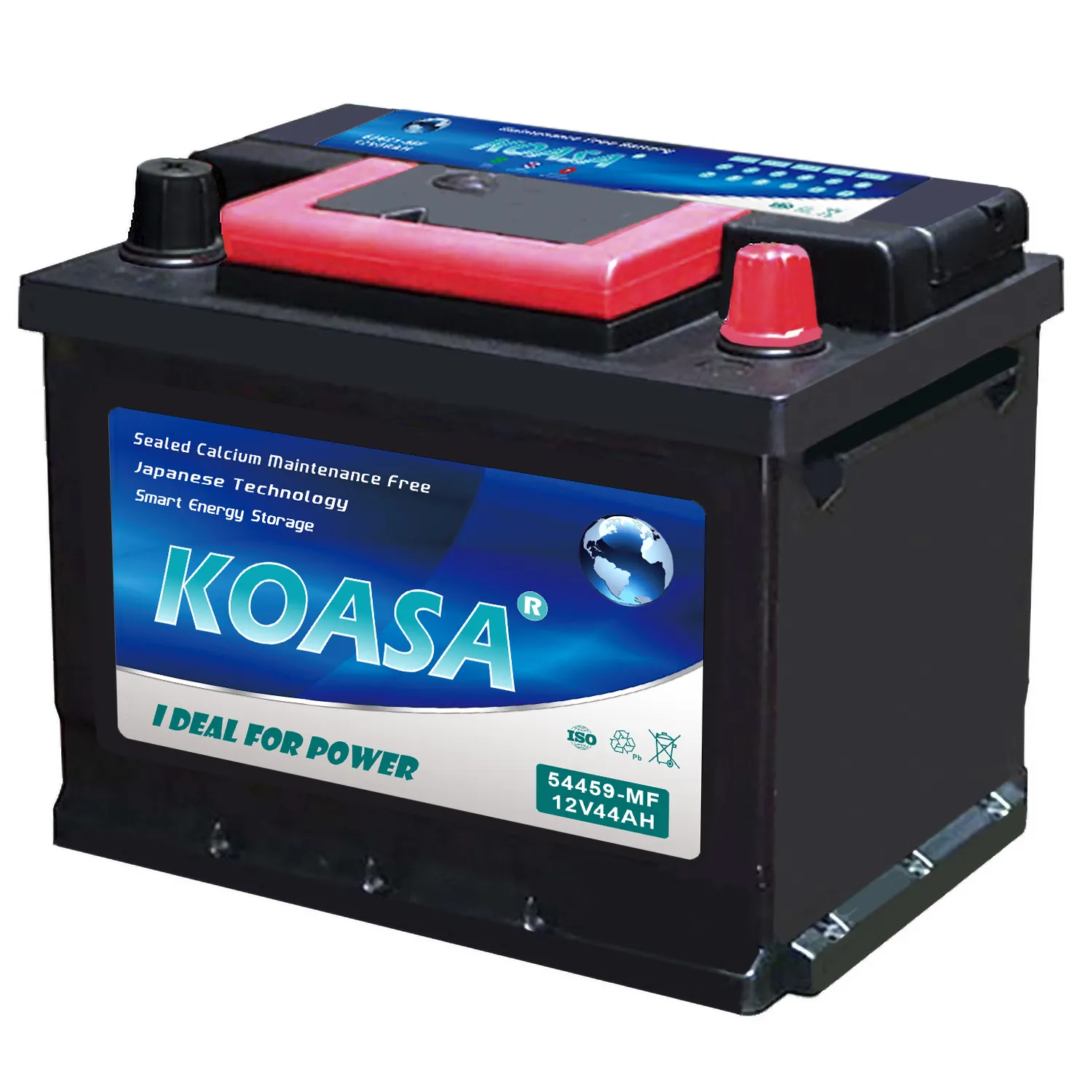 KOASA नई मिनी 54459-MF जल्दी शुरू रखरखाव नि: शुल्क ऑटो बैटरी 12V 44AH एमएफ वाहन कार बैटरी