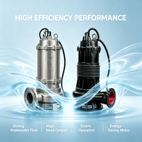 Bomba sumergible de hierro fundido de alto volumen para aguas residuales, bomba eléctrica para aguas sucias, deshidratación en minería y transporte de lodos
