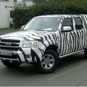 AS-05 Zebra Skin Air Bubble Graphics gratuit Car Skin Wrap - Product Image 3