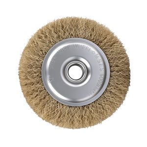 Cepillo de Alambre de Acero de Grado Industrial con Tamaño Personalizable, Diámetro de 300 mm y Cerdas de Acero Inoxidable para Aplicaciones de Pulido - Product Image 6