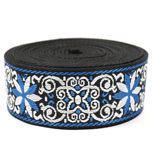 Dây Đeo Vải Polyester 50mm với hoa văn hình học đàn hồi bền & thân thiện với môi trường cho hàng may mặc & dệt may gia đình - Product Image 4