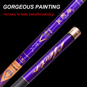 Carbon cao siêu cứng <span class=keywords><strong>2</strong></span>.7m-7.2M Trọng lượng nhẹ Telescopic Đài Loan cần câu - Product Image 5
