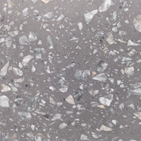 Dalles de sol en terrazzo en pierre artificielle épaisse résistantes à l'usure, couleur personnalisée pour les escaliers d'appartement