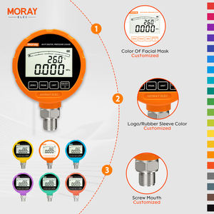 مقياس ضغط الوقود الرقمي موراي ME461P للهواء والسوائل والزيت والماء بضغط 600 بار مع مانومتر للوقود السائل والغاز - Product Image 5