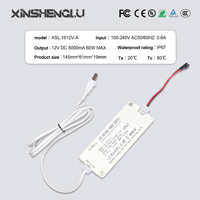 Transformateur de driver LED à sortie unique 6A 12W, directement de l'usine |   AC 100-240V DC12V |   Alimentation électrique ignifuge IP65 pour bande LED