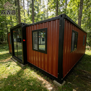 บ้านสำเร็จรูปเคลื่อนย้ายได้สุดหรู 2-3 ห้องนอน บ้านขนาดเล็กสำเร็จรูปแบบพกพา ขนาด 20 ฟุต 40 ฟุต บ้านคอนเทนเนอร์แบบขยายได้ - Product Image 1