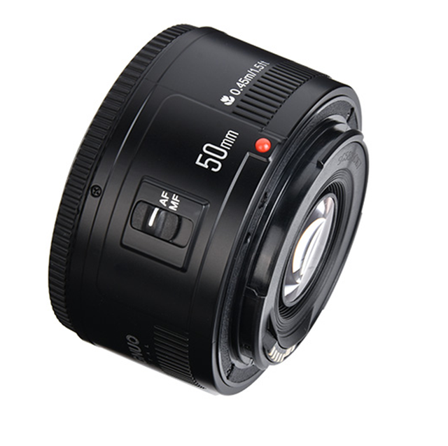 YONGNUO YN50mm F1.8, Standard Prime Auto Focus Lens for Canon Full Frame SLR EF Mount Cameras Black