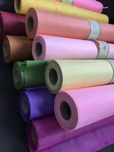 Yeni stil olmayan dokuma çiçek ince ambalaj kağıdı Nonwoven kumaş kağıt sarma çiçek için